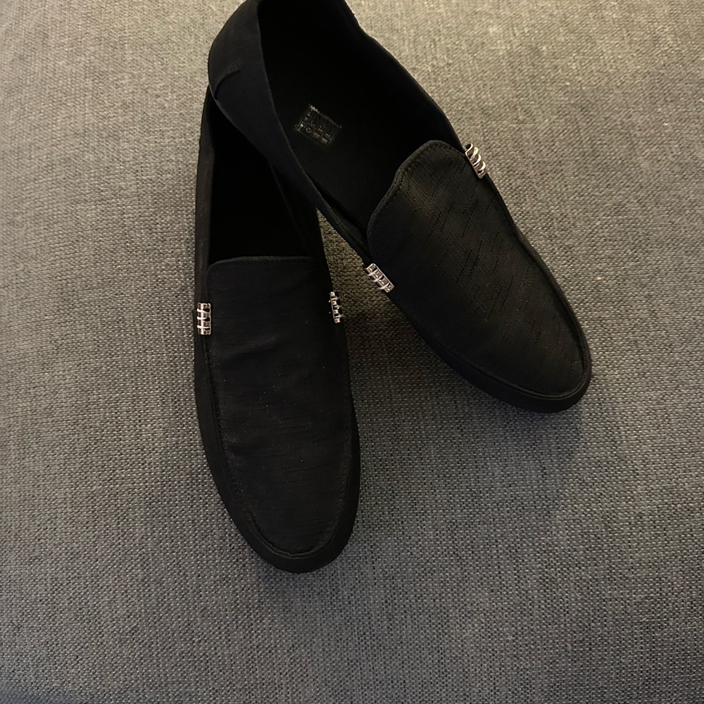 Elegant Black Slip-On Loafers for Men
